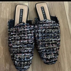 Zara loafer slides size 40